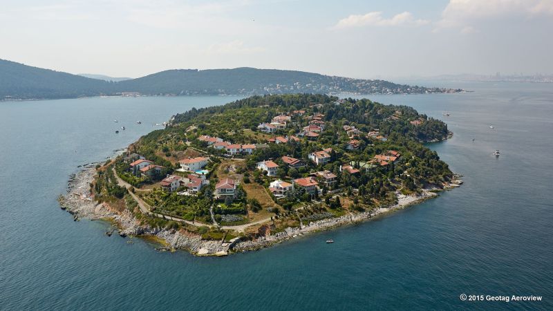 جزیره صدف Sedefadasi استانبول سرشار از مناظر رویایی