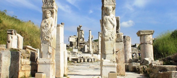 افسوس Ephesus in kusadasi شهر پر از عجایب در کوش آداسی