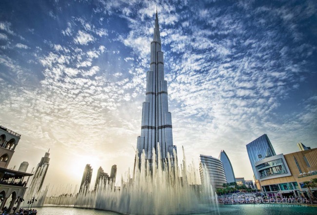 برج خلیفه (Burj Khalifa) بلند ترین برج دنیا سر به فلک کشیده در دبی